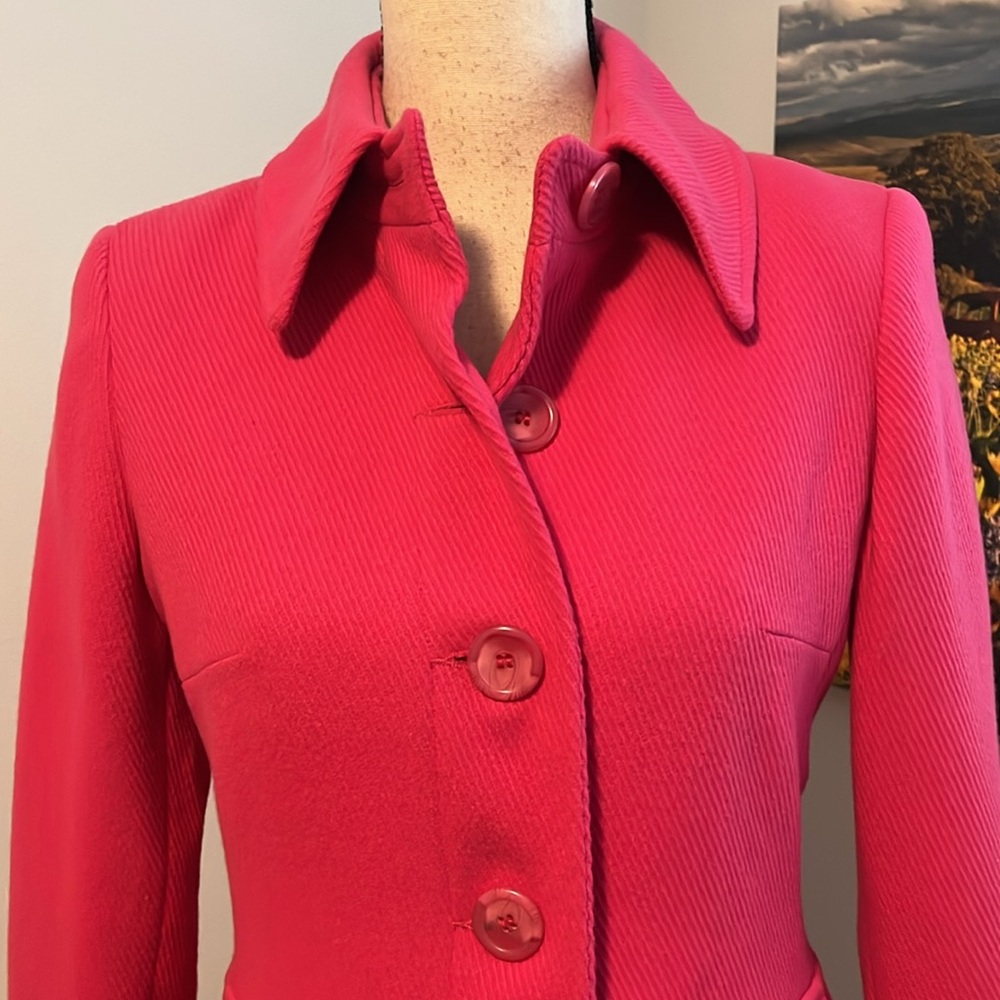 Marvin Richards Fitted Wool Coat - Picture 2 of 16